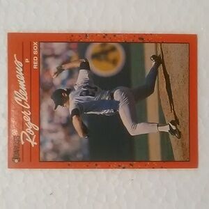 Roger Clemens Baseball Card 1990